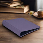 album do wklejania zdjęć, klasyczny | płótno | pastelowa lawenda