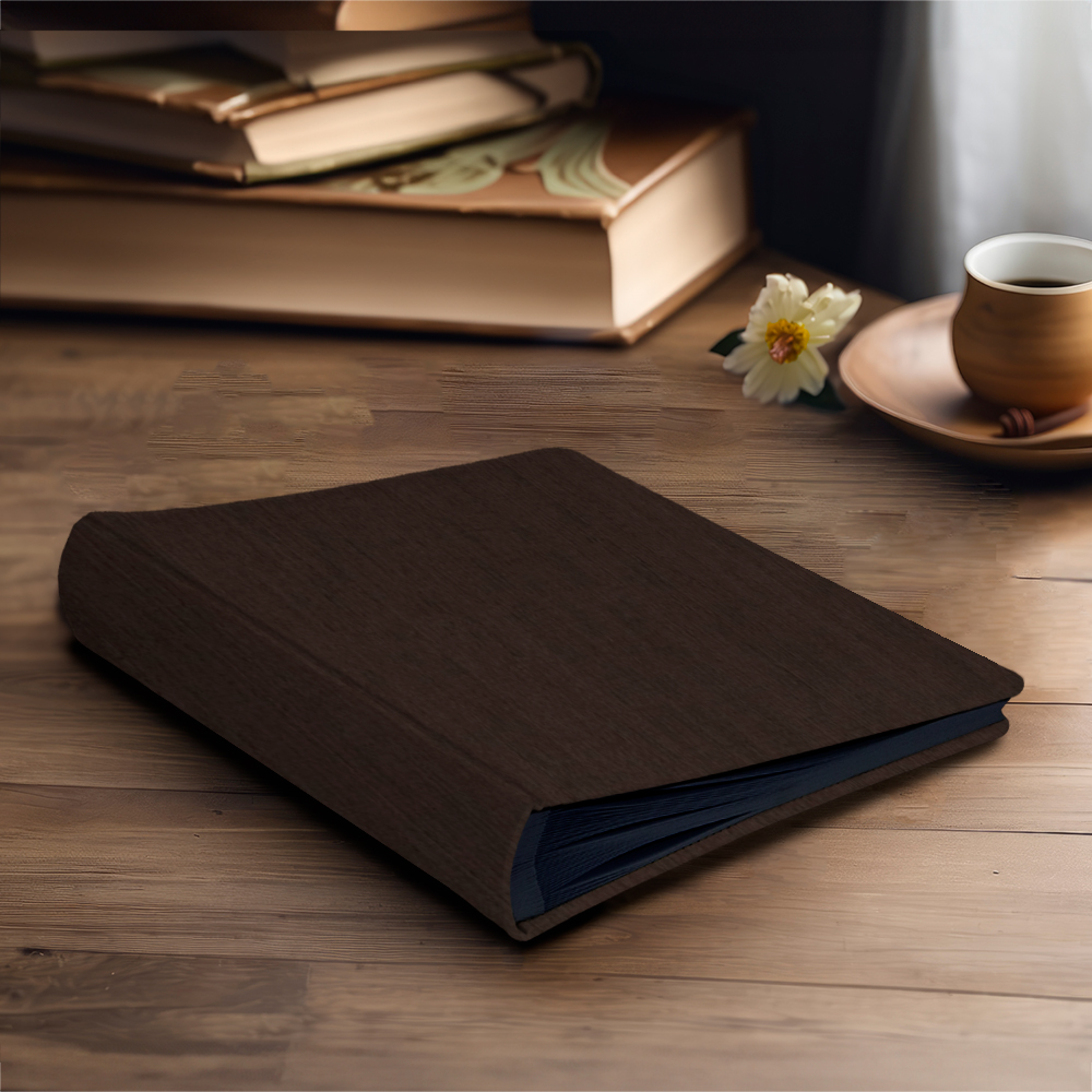 album do wklejania zdjęć, klasyczny | okładzina | czekoladowy welwet