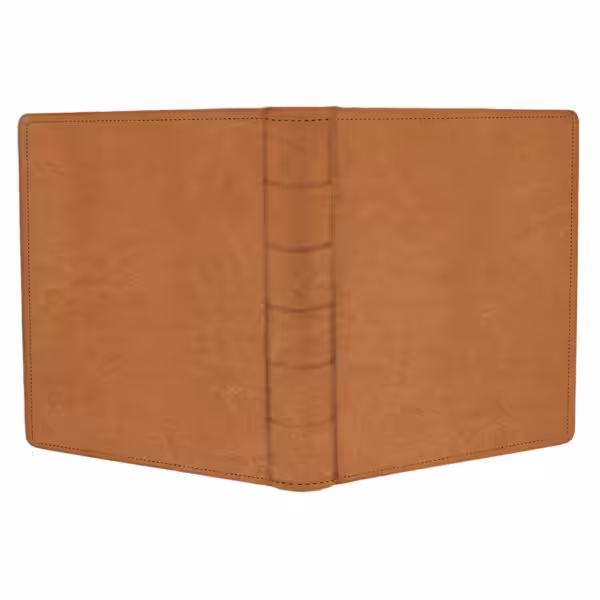 album do wklejania zdjęć, klasyczny | skóra galanteryjna | ciepły brąz