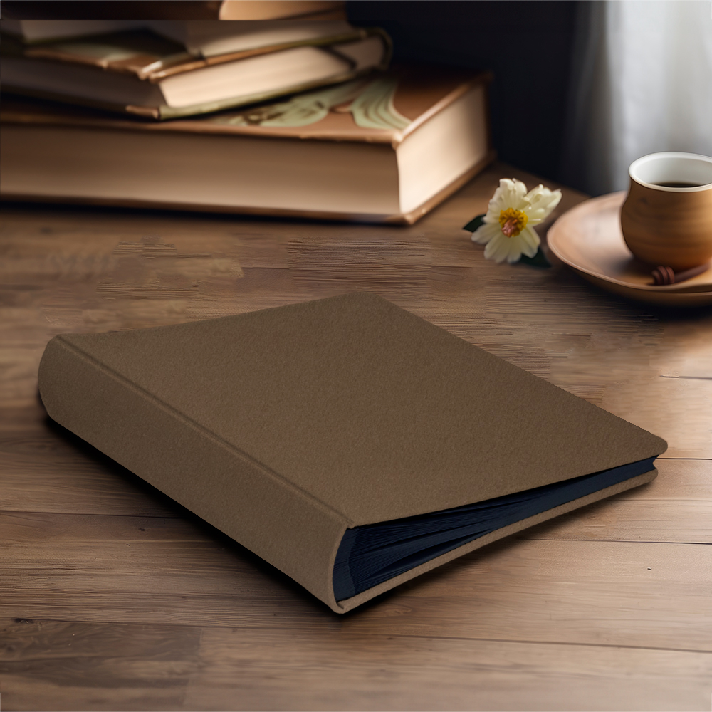 album do wklejania zdjęć, klasyczny | aksamit | cappuccino