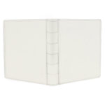 album do wklejania zdjęć, klasyczny | skóra galanteryjna | Śmietankowa biel