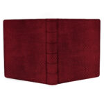 album do wklejania zdjęć, klasyczny | skóra galanteryjna | czerwona skóra węża