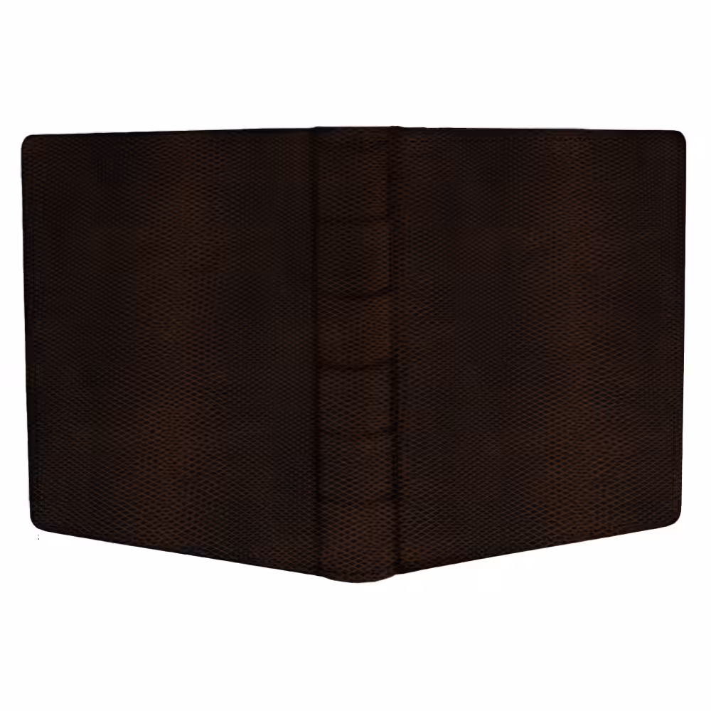 album do wklejania zdjęć, klasyczny | skóra galanteryjna | brązowa skóra węża