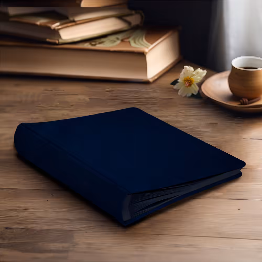 album do wklejania zdjęć, klasyczny | aksamit | granatowy