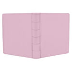 album do wklejania zdjęć, klasyczny | skóra galanteryjna | pastelowy róż