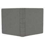 album do wklejania zdjęć, klasyczny | skóra galanteryjna | szary minimalistyczny