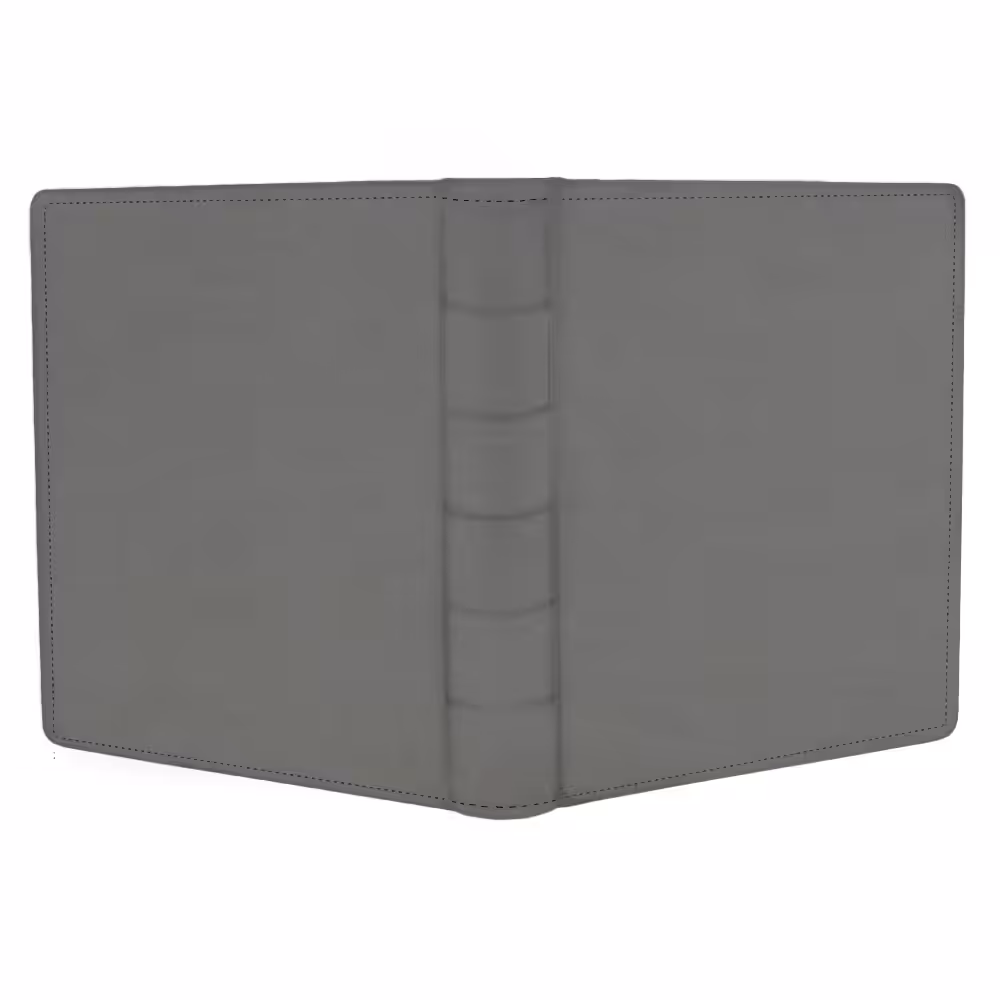 album do wklejania zdjęć, klasyczny | skóra galanteryjna | szary minimalistyczny