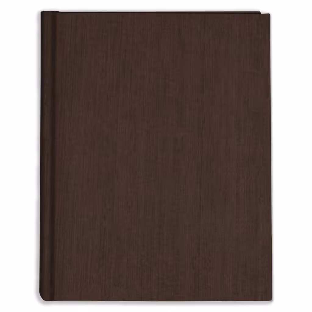 album na zdjęcia wsuwane | okładzina | ciemny brąz