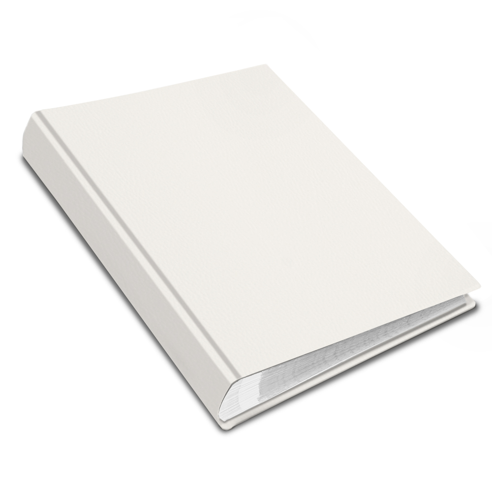 album na zdjęcia wsuwane | skóra galanteryjna | kremowa biel