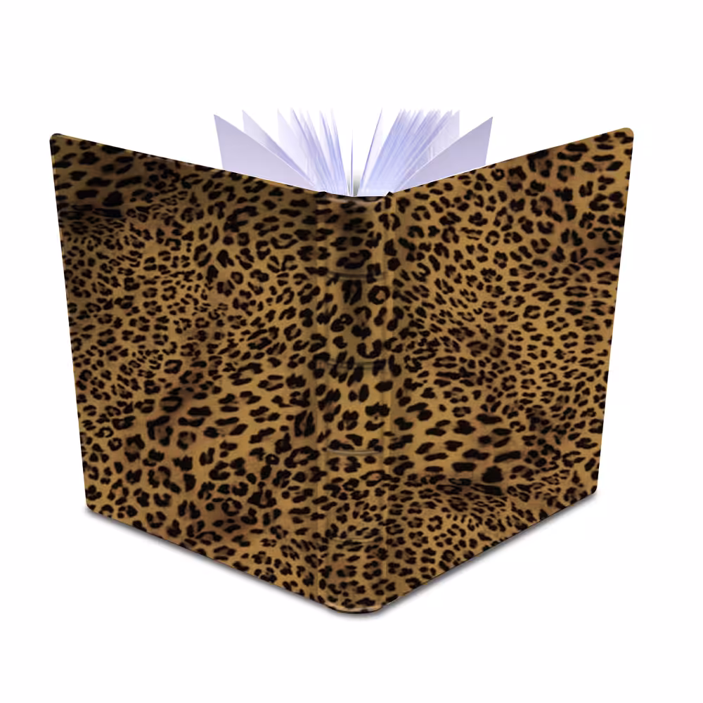 album na zdjęcia wsuwane | skóra galanteryjna | panterka