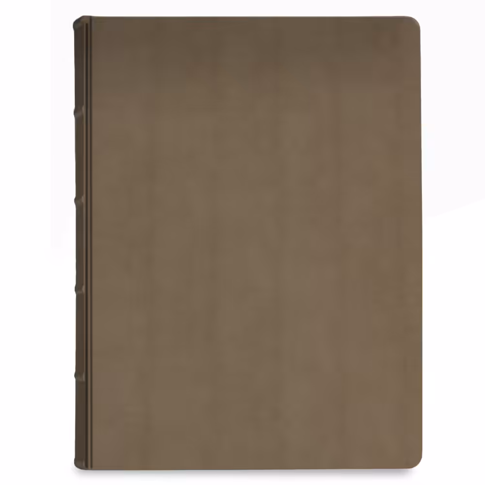 album na zdjęcia wsuwane | skóra galanteryjna | brąz tapenade