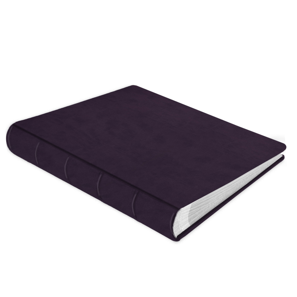 album na zdjęcia wsuwane | skóra galanteryjna | śliwkowy