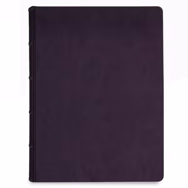 album na zdjęcia wsuwane | skóra galanteryjna | śliwkowy