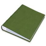 album na zdjęcia wsuwane | skóra galanteryjna | oliwkowa zieleń