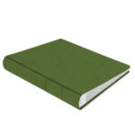 album na zdjęcia wsuwane | skóra galanteryjna | oliwkowa zieleń