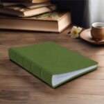 album na zdjęcia wsuwane | skóra galanteryjna | oliwkowa zieleń