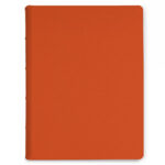 album na zdjęcia wsuwane | skóra galanteryjna | głęboki pomarańcz