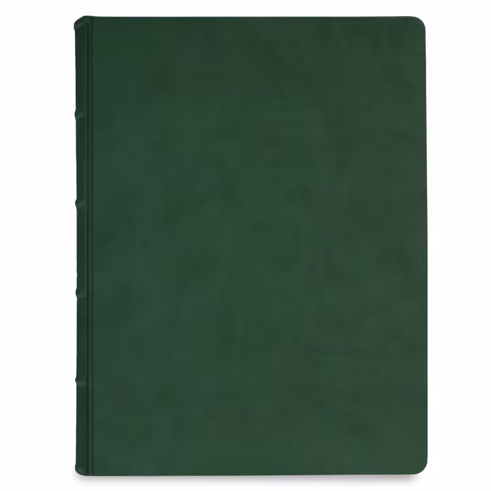 album na zdjęcia wsuwane | skóra galanteryjna | butelkowa zieleń