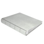 album na zdjęcia wsuwane | skóra galanteryjna | srebrny