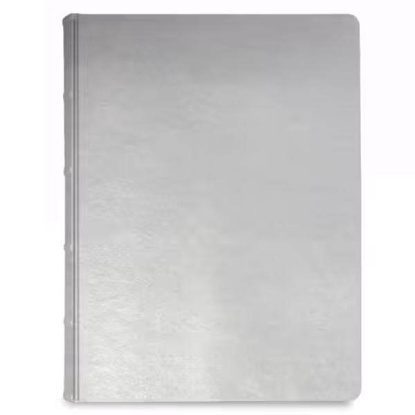 album na zdjęcia wsuwane | skóra galanteryjna | srebrny