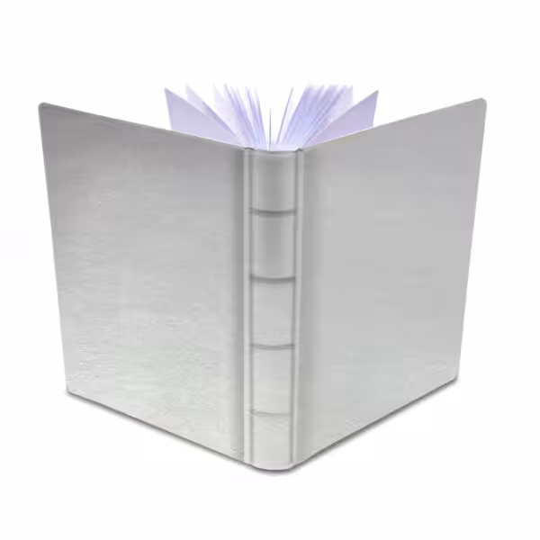 album na zdjęcia wsuwane | skóra galanteryjna | srebrny