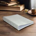 album na zdjęcia wsuwane | skóra galanteryjna | srebrny