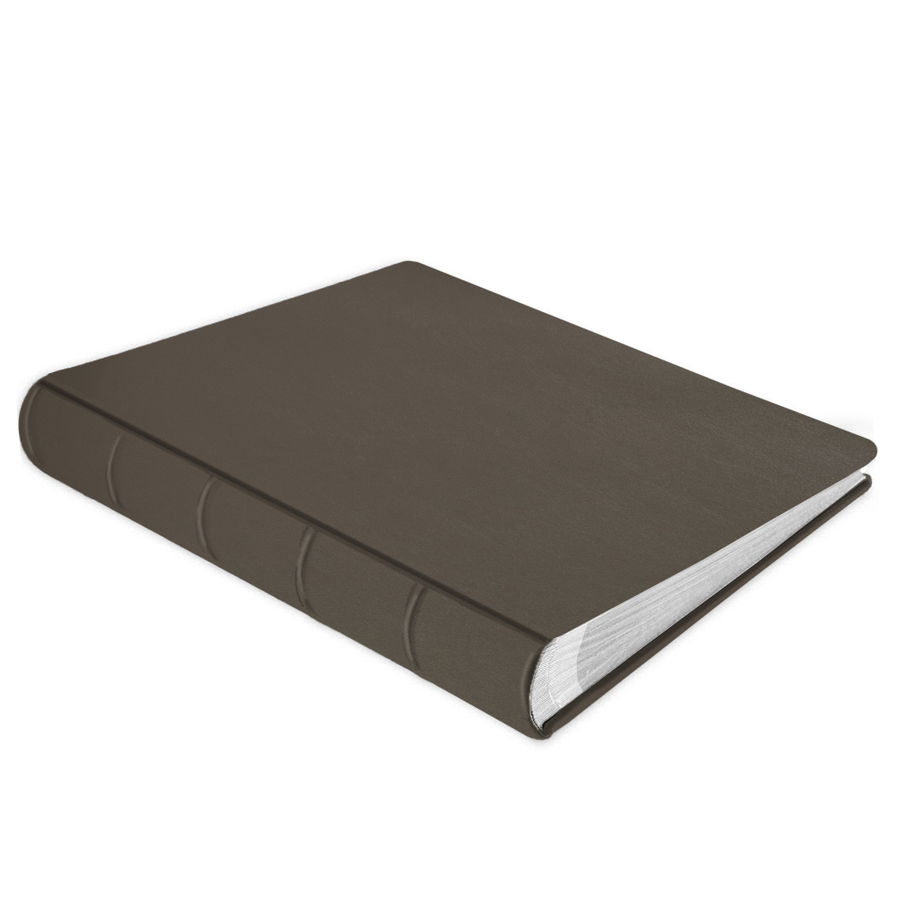 album na zdjęcia wsuwane | skóra galanteryjna | brązowy ziemisty