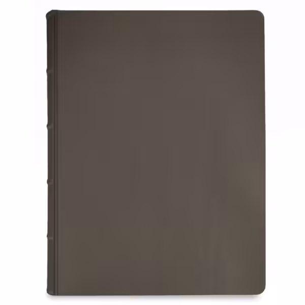 album na zdjęcia wsuwane | skóra galanteryjna | brązowy ziemisty