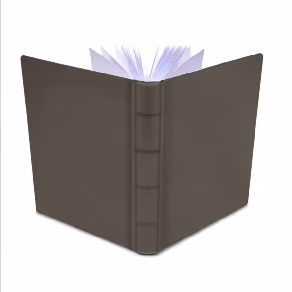 album na zdjęcia wsuwane | skóra galanteryjna | brązowy ziemisty