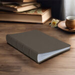 album na zdjęcia wsuwane | skóra galanteryjna | brązowy ziemisty