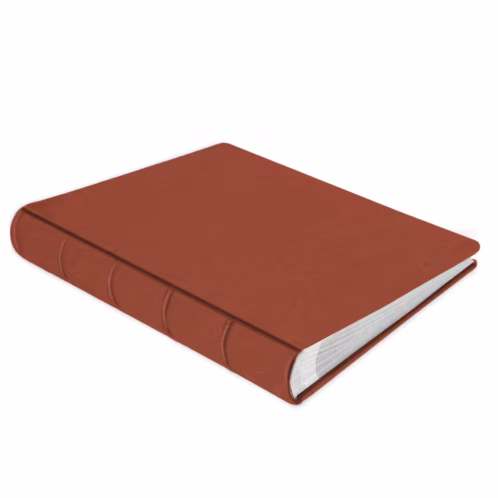 album na zdjęcia wsuwane | skóra galanteryjna | rudy brąz