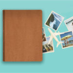 album na zdjęcia wsuwane | skóra galanteryjna | brązowy