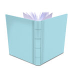 album na zdjęcia wsuwane | skóra galanteryjna | pastelowy błękit