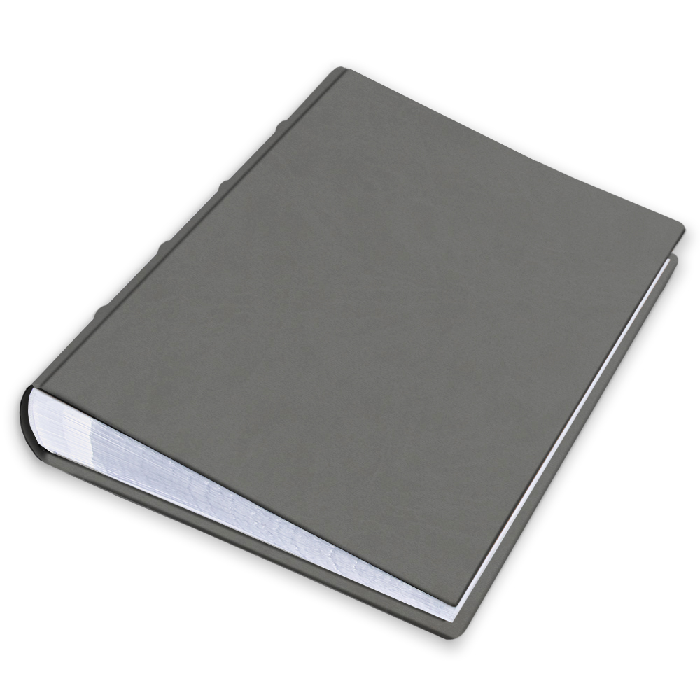 album na zdjęcia wsuwane | skóra galanteryjna | szary