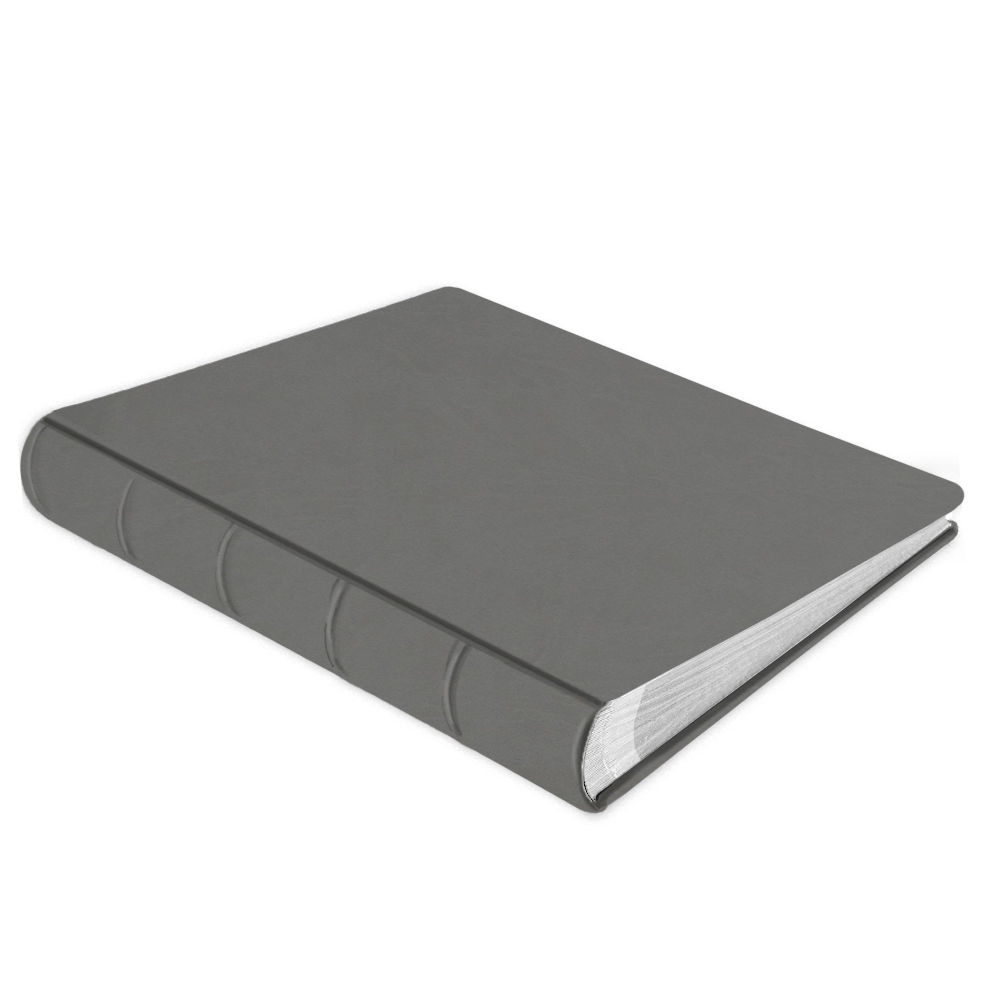 album na zdjęcia wsuwane | skóra galanteryjna | szary