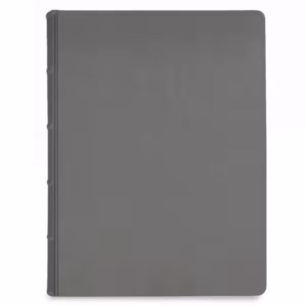 album na zdjęcia wsuwane | skóra galanteryjna | szary