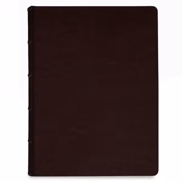 album na zdjęcia wsuwane | skóra galanteryjna | ciemny brąz