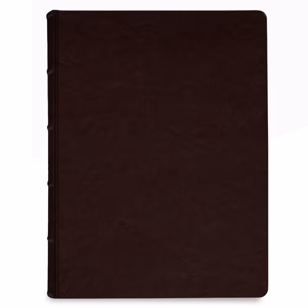 album na zdjęcia wsuwane | skóra galanteryjna | ciemny brąz