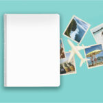 album na zdjęcia wsuwane | skóra galanteryjna | śnieżna biel