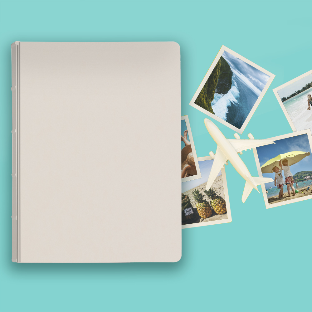 album na zdjęcia wsuwane | skóra galanteryjna | kość słoniowa