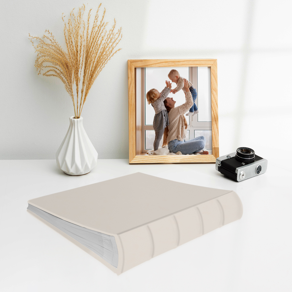 album na zdjęcia wsuwane | skóra galanteryjna | kość słoniowa