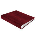 album na zdjęcia wsuwane | skóra galanteryjna | czerwona skóra węża