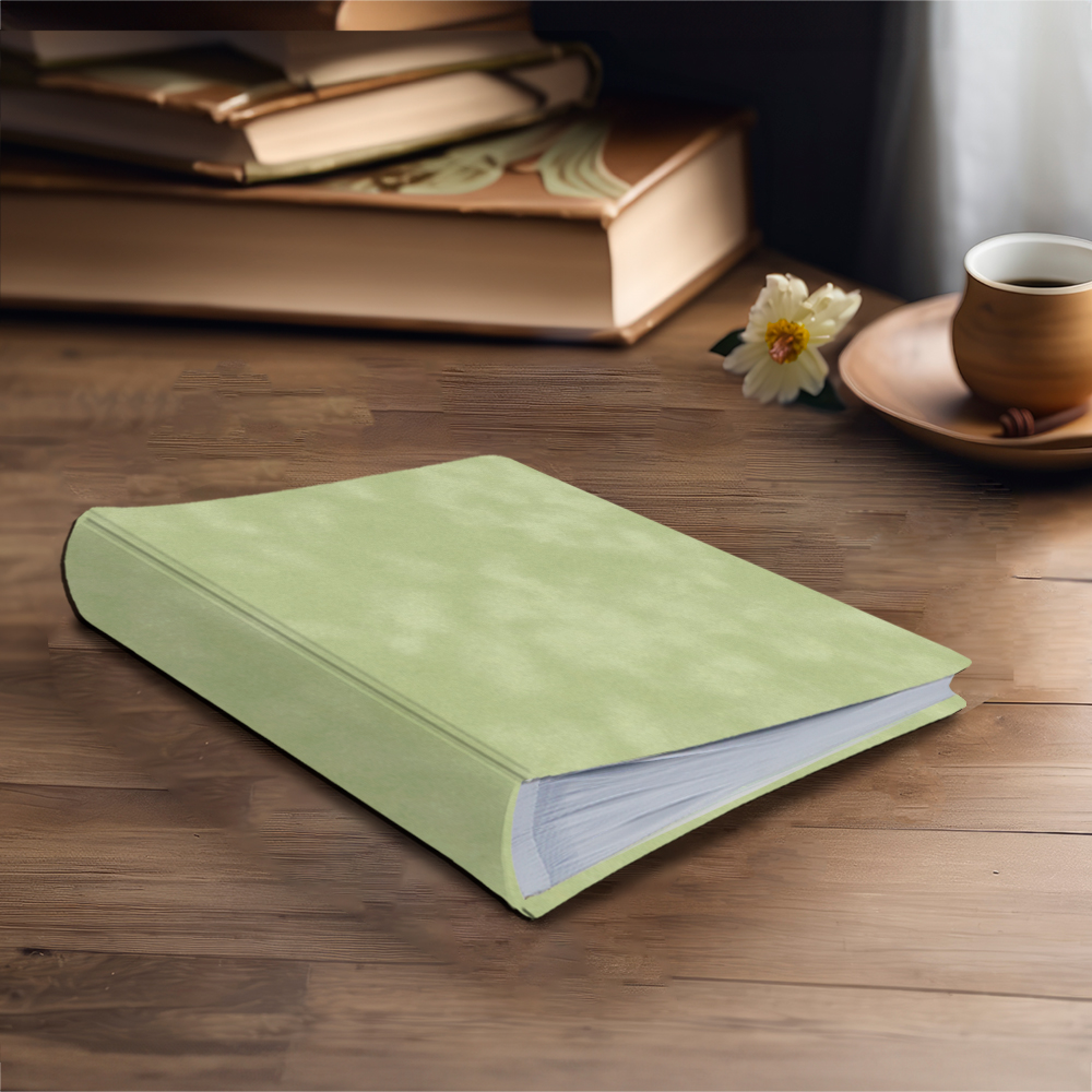 album na zdjęcia wsuwane | welur | zielony pastelowy