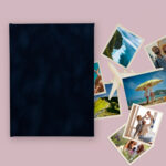 album na zdjęcia wsuwane | welur | navy blue
