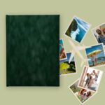 album na zdjęcia wsuwane | welur | butelkowy welur