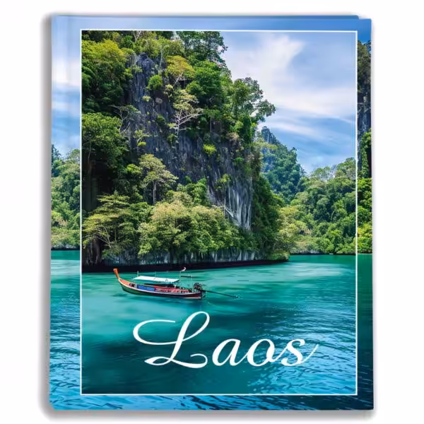 album na zdjęcia kieszeniowy, pamiątka, wakacje w laosie