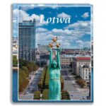 album na zdjęcia kieszeniowy, pamiątka z wakacji, Łotwa, ryga