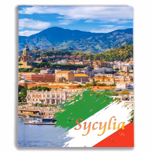 album na zdjęcia kieszeniowy, pamiątka z wakacji, sycylia, włochy