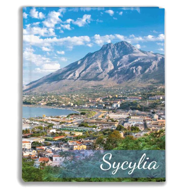 kieszeniowy album na zdjęcia, pamiątka z wakacji, sycylia, włochy