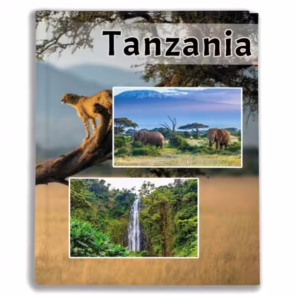 kieszeniowy album na zdjęcia, pamiątka z wakacji, tanzania, afryka